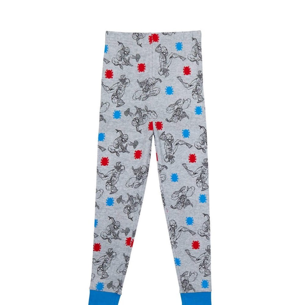 NEW! NWT MARVEL🕷️SPIDER-MAN Kids 4-piece Set Cotton PJ Pajamas🕷 - Picture 5 of 8